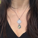 Handcrafted Labradorite & Sterling Silver Necklace