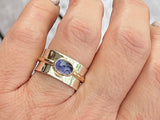 Iolite Stone Ring | Blue Iolite Ring | Nimala Designs