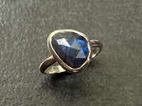 Labradorite Silver Ring | Labradorite Stone Ring | Nimala Designs