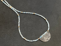 Half Moon Pendant | Silver Pendant Necklace | Nimala Designs