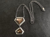 Sapphire Pendant Necklace | Brown Sapphire Necklace | Nimala Designs