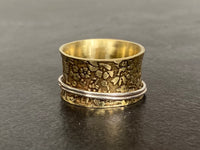 Sterling Silver Spinner Ring | Handmade Spinner Ring | Nimala Designs