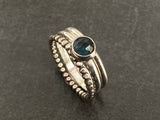 Blue Topaz Ring | Blue Topaz Silver Ring | Nimala Designs
