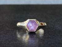 Solid 9ct Gold & Sapphire Ring