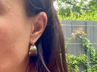 Mini Hoop Earrings | Mini Etched Hoops | Nimala Designs