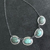 The Verdant Vision: Handcrafted Emerald & Sterling Silver Necklace